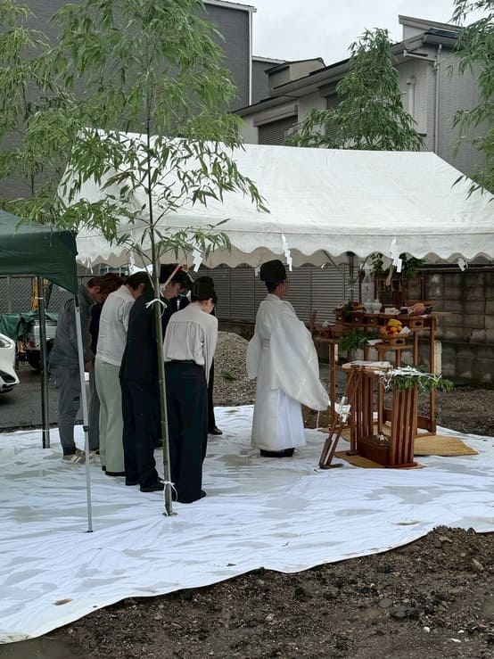 森ノ宮みどり動物病院地鎮祭の様子