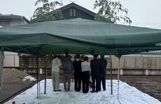 森ノ宮みどり動物病院地鎮祭の様子